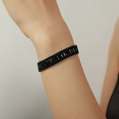 Hip-hop fashion keel chain with zircon design bracelet
