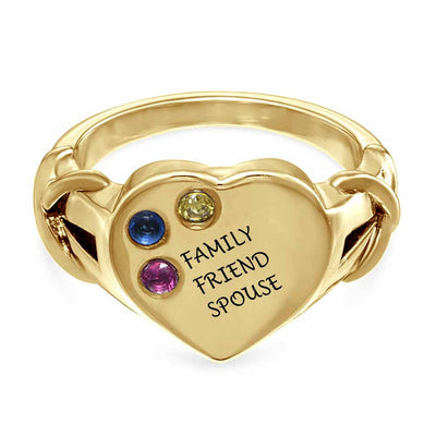 Luxurious heart-shaped diamond ring - Syble's