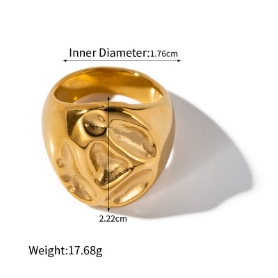Classic Lava Debossed Design Versatile Ring - Syble's