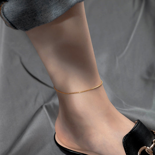 Exquisite fashion snake bone design versatile anklet - Syble's