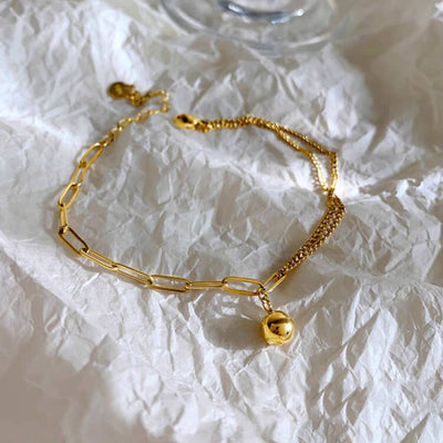 fashionable-double-chain-splicing-and-small-gold-ball-design-ankle