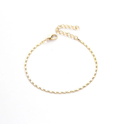 Classic Light Luxury Style Metal Chain Simple Design Versatile Anklet - Syble's