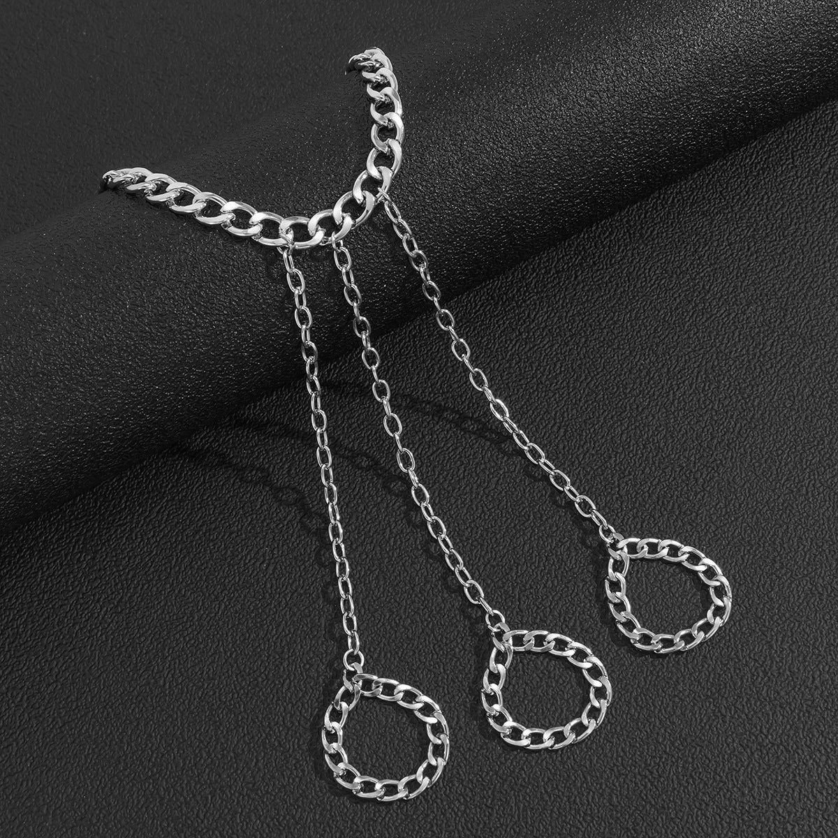 Fashion Chain Link Hip Hop Style Ring