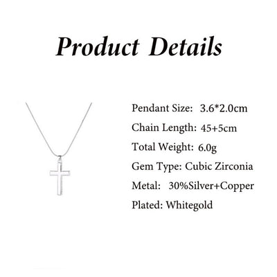 Fashion Trendy Cross Design Gift Box Pendant Necklace For Your Beloved Son - Syble's
