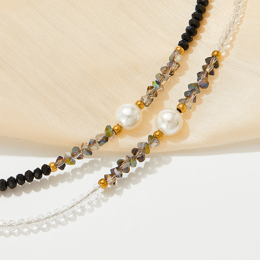 Pearl Beaded Design Necklace