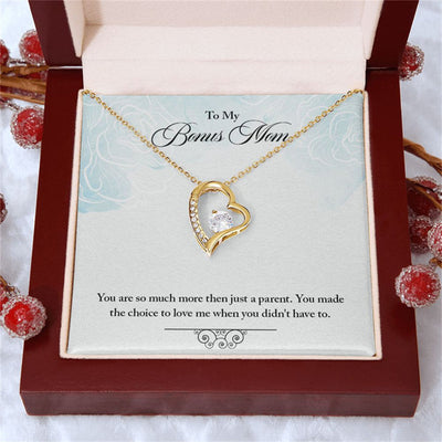 Exquisite light luxury hollow heart inlaid zircon gift box pendant necklace for mother - Syble's