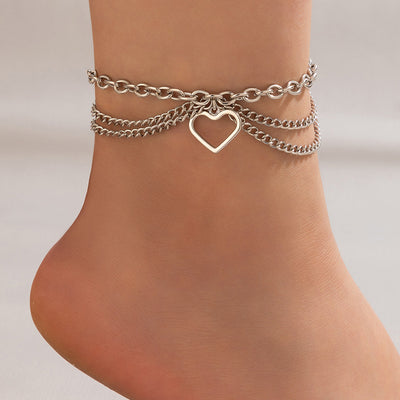 Geometric Multilayer Creative Anklet - Syble's
