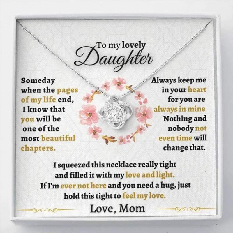 Fabulous Diamond Design Festive Gift Box Necklace for Your Beloved Daughter - Syble's