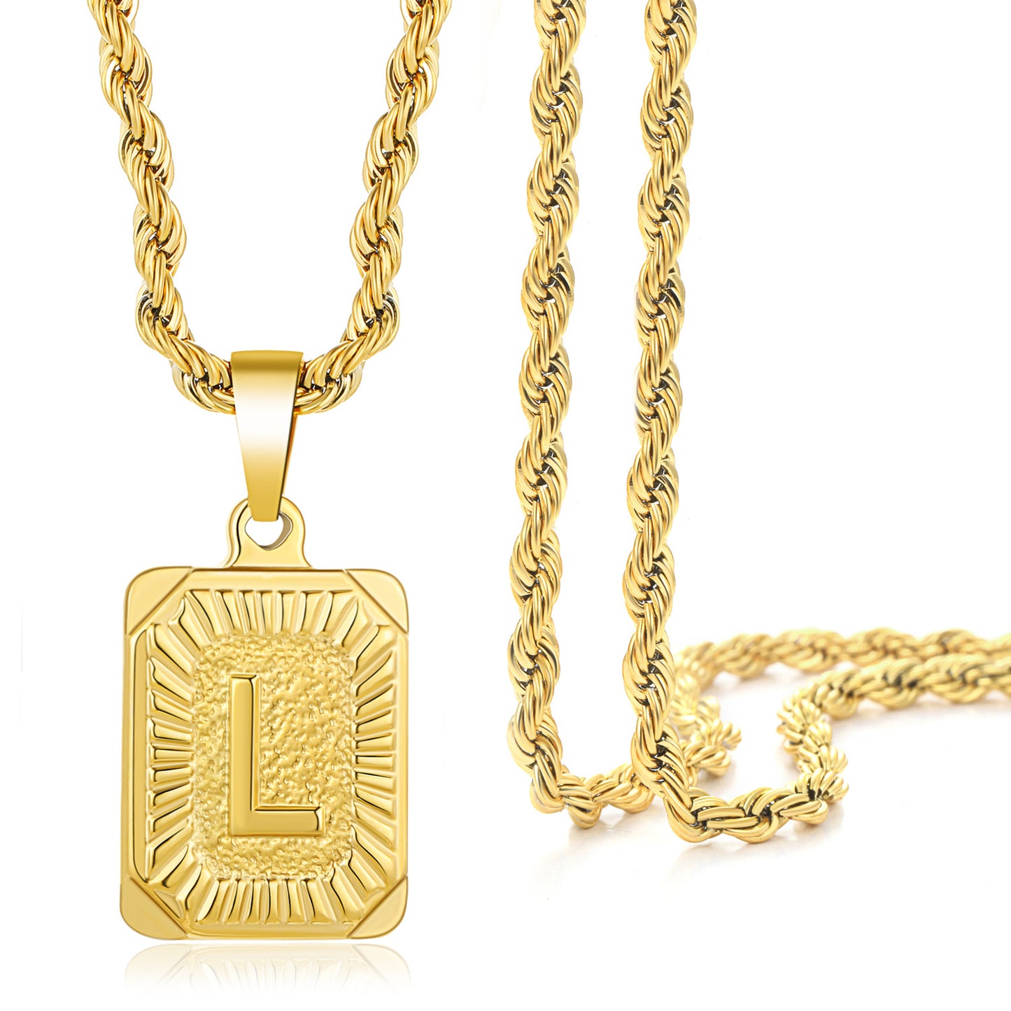 Gold hip hop clavicle chain