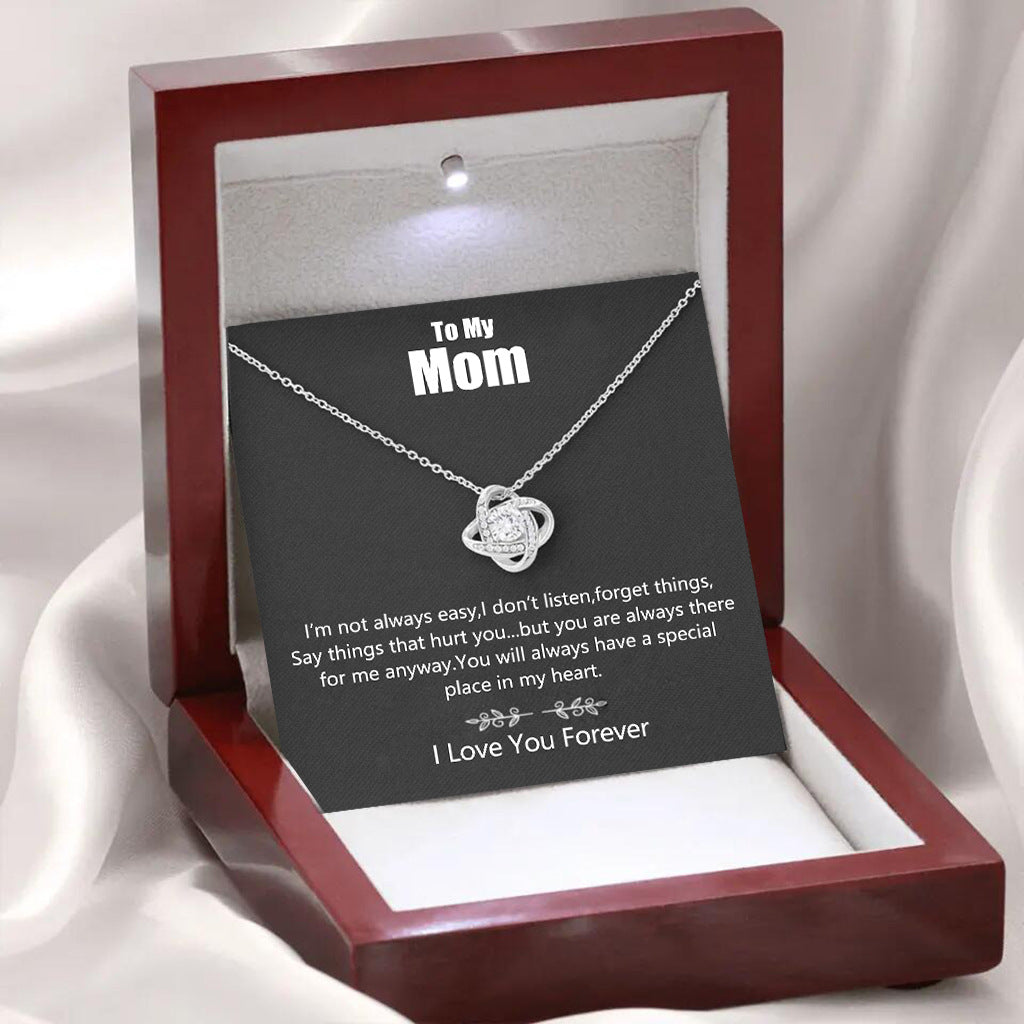 Mother's Day hollow four-leaf clover light luxury design necklace gift box set - Syble's