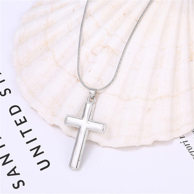 Fashion Trendy Cross Design Gift Box Pendant Necklace For Your Beloved Son - Syble's