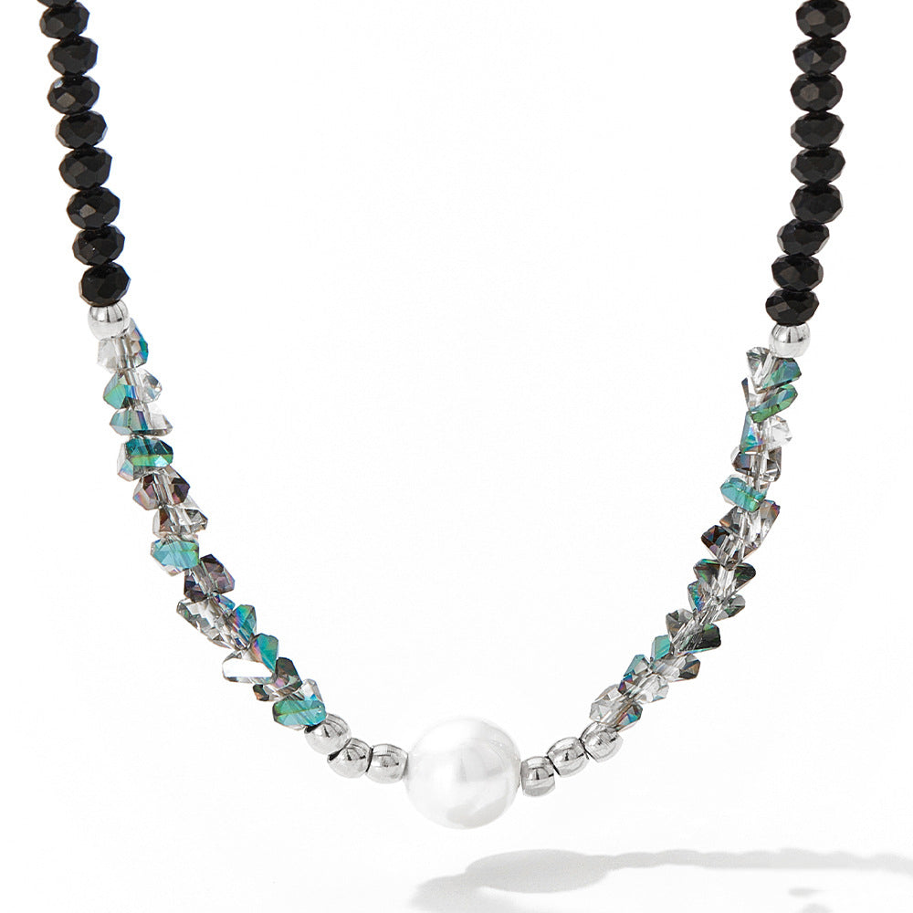 Pearl Beaded Design Necklace
