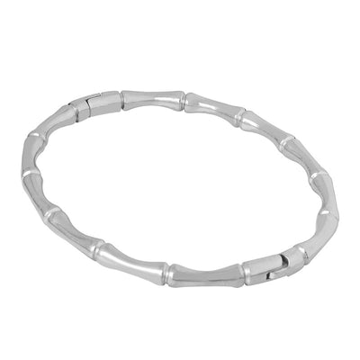 18K gold trendy fashionable round bead/star/bamboo shape/irregular design bracelet - Syble's