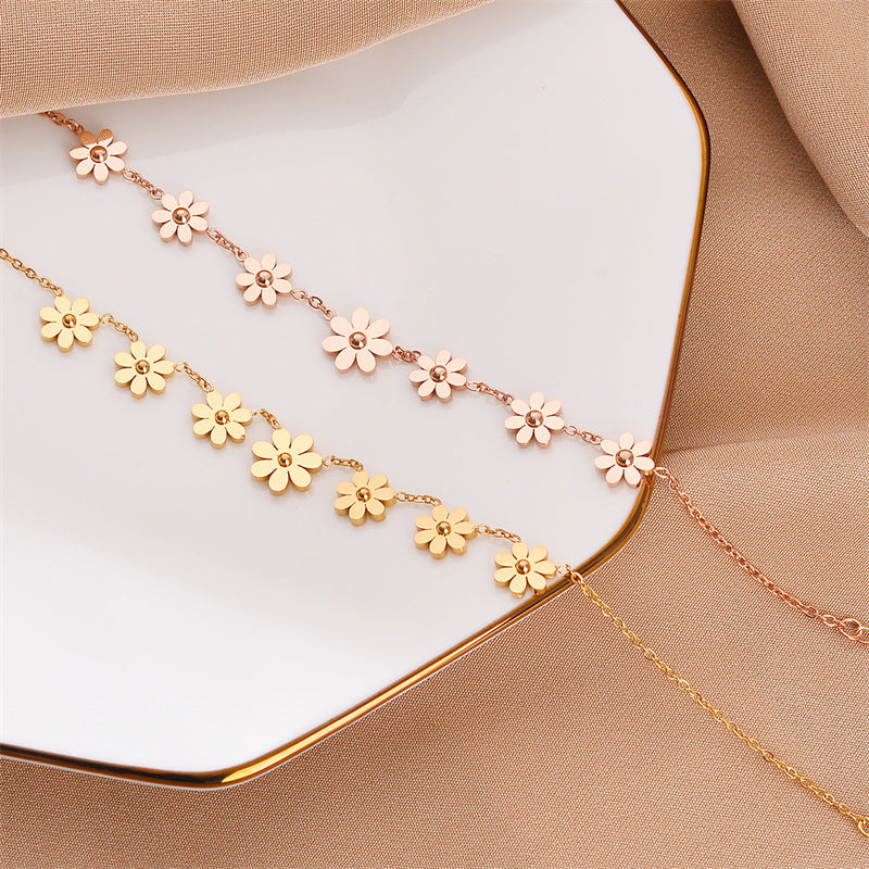 Trendy Little Daisy Design Versatile Bracelet - Syble's