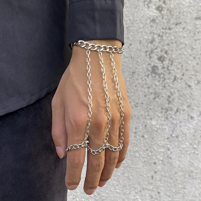 Fashion Chain Link Hip Hop Style Ring